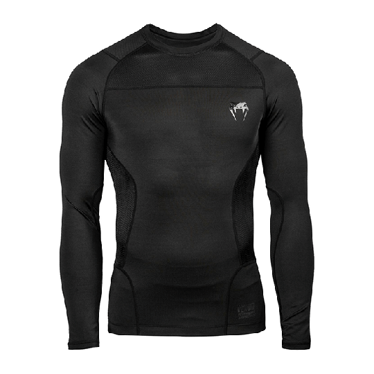 Venum G-Fit Rashguard - Long Sleeves - Black