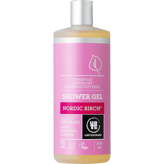 Urtekram Nordic Birch Shower Gel Moisture, 500 ml Urtekram Suihku & Kylpy
