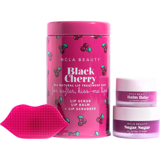 Black Cherry Lip Care Duo + Lip Scrubber, 10+15 ml NCLA BEAUTY Huulirasva