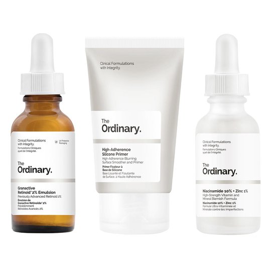 The Ordinary Set Of Actives - Enlarged Pores, The Ordinary Ihonhoito