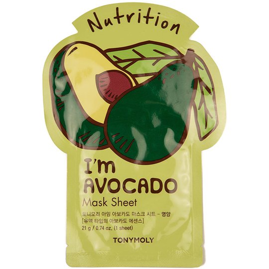 I Am Avocado Mask Sheet, Tonymoly K-Beauty