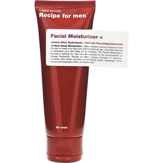 Recipe for Men Facial Moisturizer+, 75 ml Recipe for men Kasvovoiteet