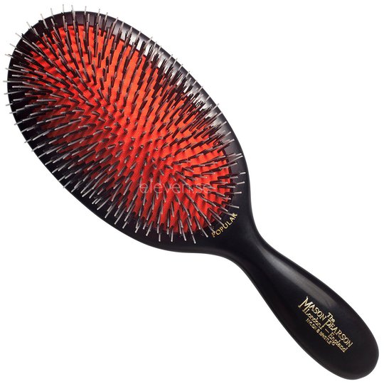 Popular Bristle & Nylon, Dark Ruby, Mason Pearson Hiusharjat