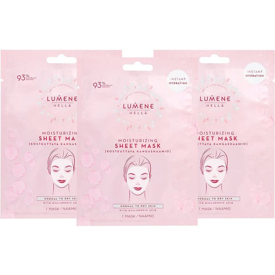 Moisturizing Sheet Mask, Lumene Ihonhoitopakkaukset