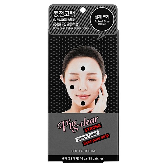 Pig Nose Clear Strong Blackhead Spot Pore Strip, Holika Holika Kasvonaamio