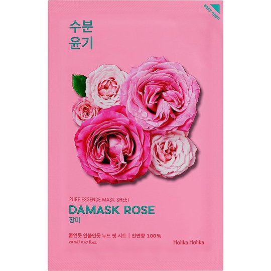 Holika Holika Pure Essence Mask Sheet - Damask Rose, Holika Holika Kasvonaamio