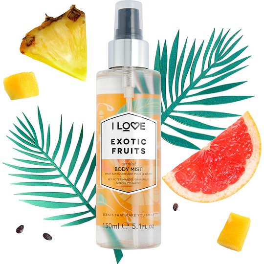 Exotic Fruits, 150 ml I love… Vartalosuihkeet