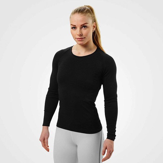 Nolita Seamless LS, Black Melange