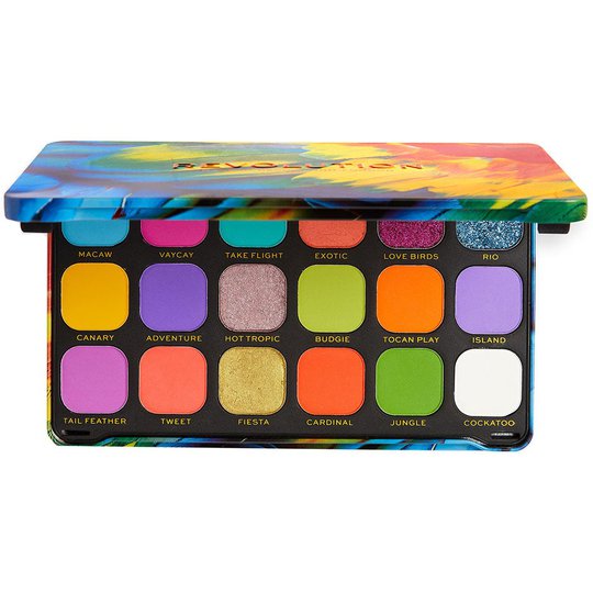 Forever Flawless Bird of Paradise Palette, Makeup Revolution Luomiväripaletit