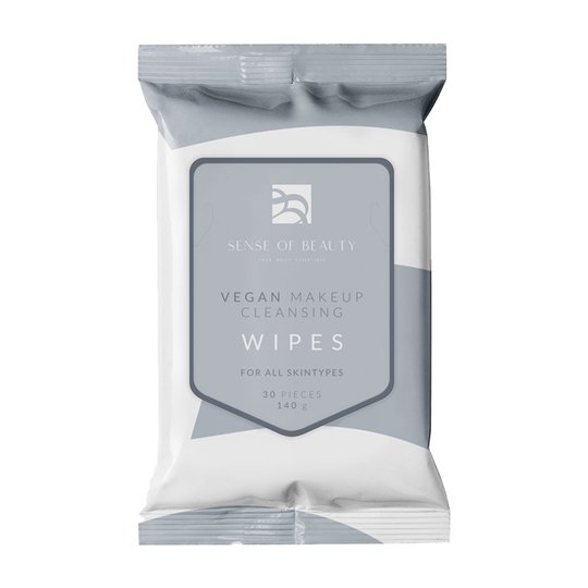 Vegan Makeup Cleansing Wipes, 30 pcs Sense Of Beauty Meikinpoistoaine