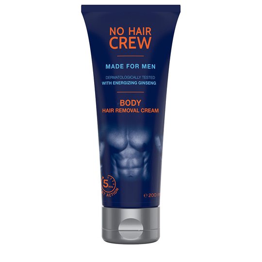 Body Hair Removal Cream, No Hair Crew Ihokarvanpoistovoide