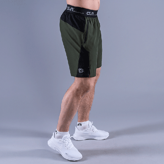 CLN Injection Shorts, Dark Green