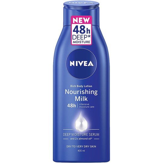 Body Milk Rich Nourishing 48h 400 ml, 400 ml Nivea Vartalovoiteet