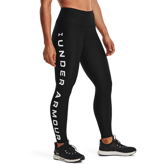 UA HG Armour Branded Leggings NS, Black
