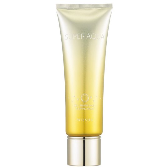 Super Aqua Cell Renew Snail Sleeping Mask, 110 ml MISSHA K-Beauty Kasvonaamiot
