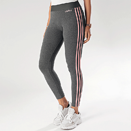 Adidas Essential 3S Tights, Grey/Pink