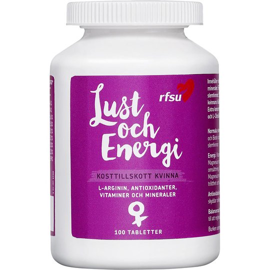 Lust & Energy Woman, 100 pcs RFSU Lisäravinteet