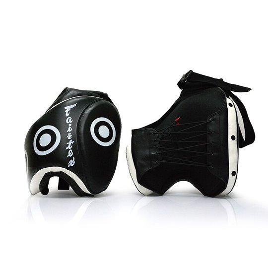 Fairtex TP3, Low Kick Pads, "Thigh Pads", Black, Pair