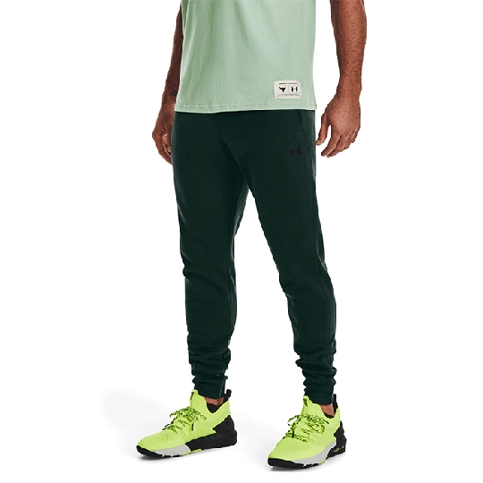 UA Project Rock CC Fleece Pant, Ivy