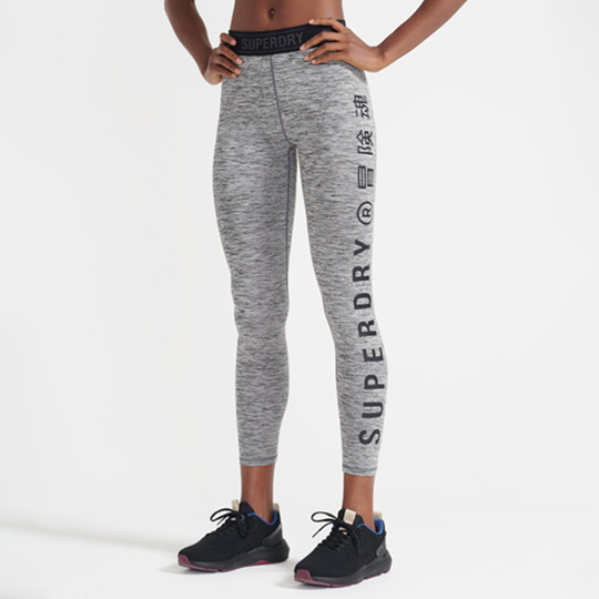 Training Elastic Legging, Grey Marl