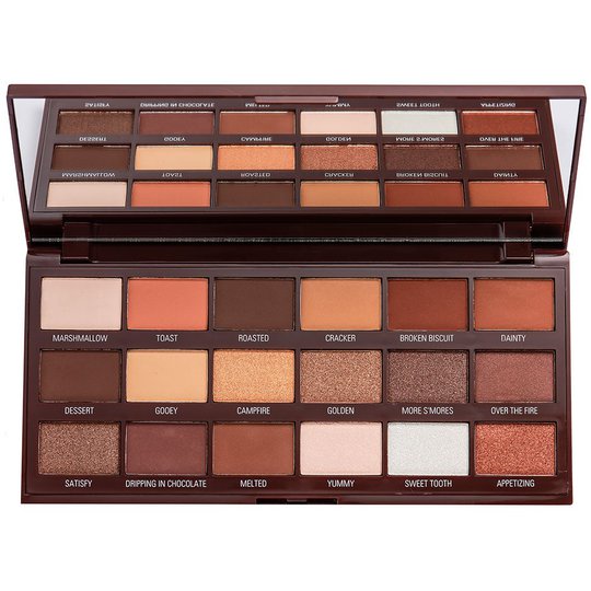 I Heart Smores Chocolate Palette, Makeup Revolution Luomiväripaletit