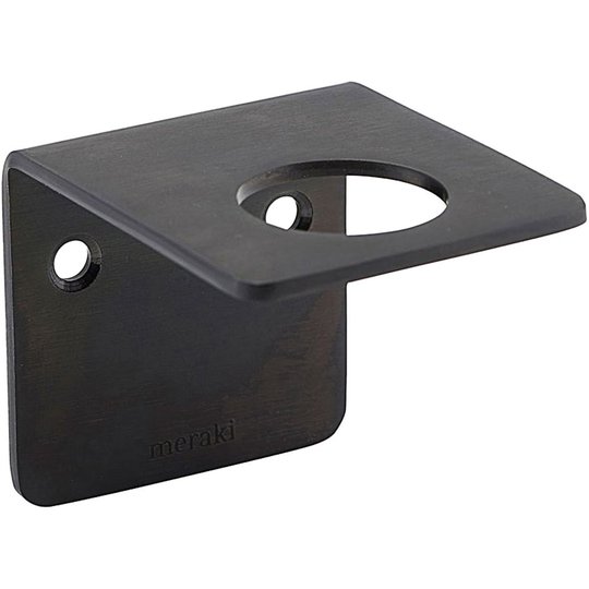 Wall Bracket, Brushed Black Finish, Meraki Kylpy & Suihku