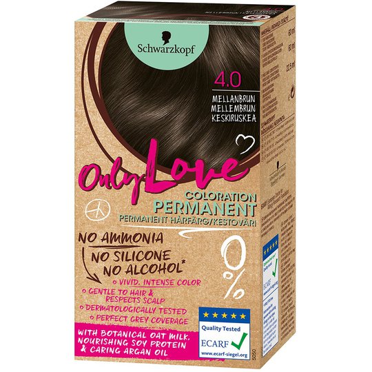 Only Love, Schwarzkopf Ruskeat hiukset