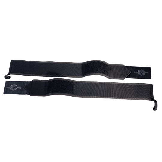 Heavy BB Wrist Wraps 24inch, Black