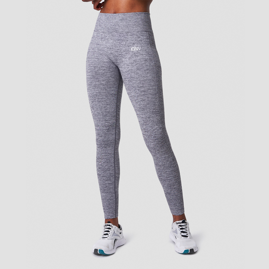 Willow Seamless Tights, Grey Melange