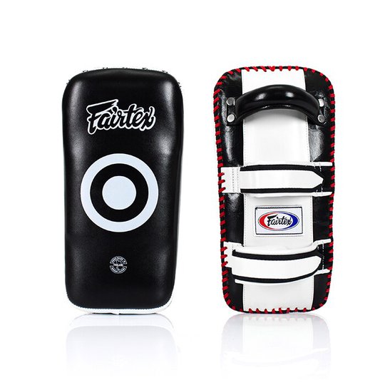 Fairtex KPLC2 Curved Thai Pads, White/Black, One Size, 2 st