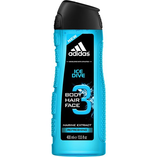 Ice Dive For Him, 400 ml Adidas Suihkugeelit