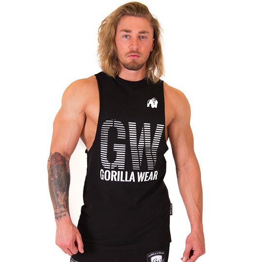Dakota Sleeveless T-Shirt, Black