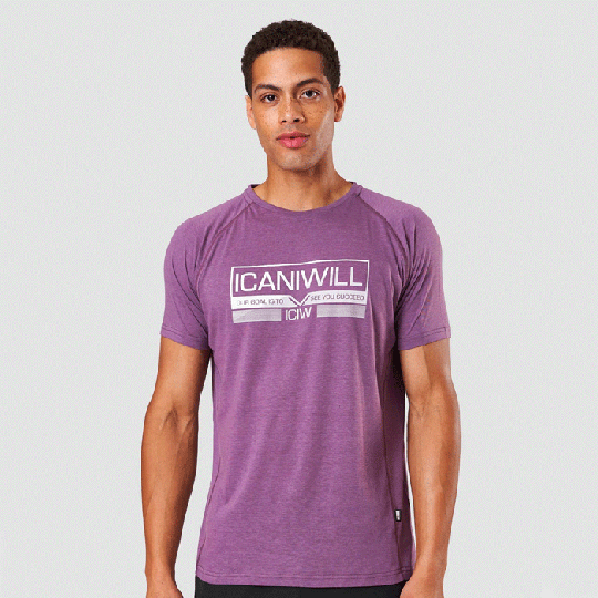 Tri-blend Graphic Tee, Plum