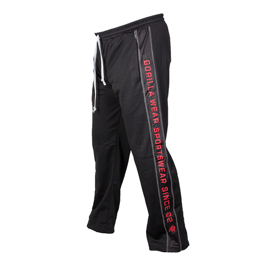 Functional Mesh Pants, Black/Red