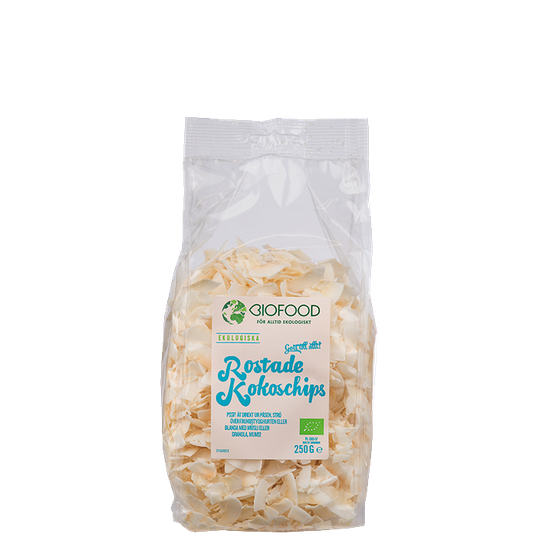 Paahdetut kookoshiutaleet, EKO, 250 g