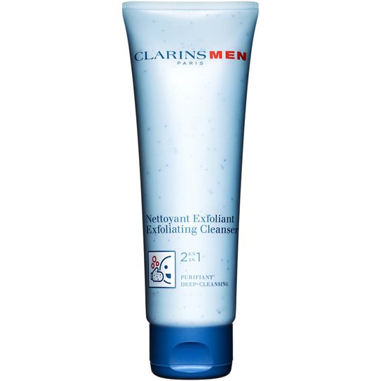 Clarins Men 2 in 1 Exfoliating Cleanser, 125 ml Clarins Men Ihonpuhdistus