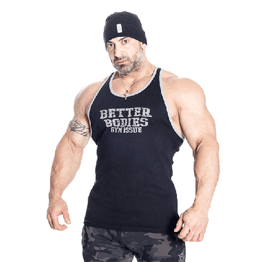 Jersey Rib T-back, Black