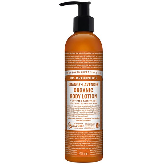 Orange Body Lotion, 237 ml Dr. Bronner's Luonnonkosmetiikka