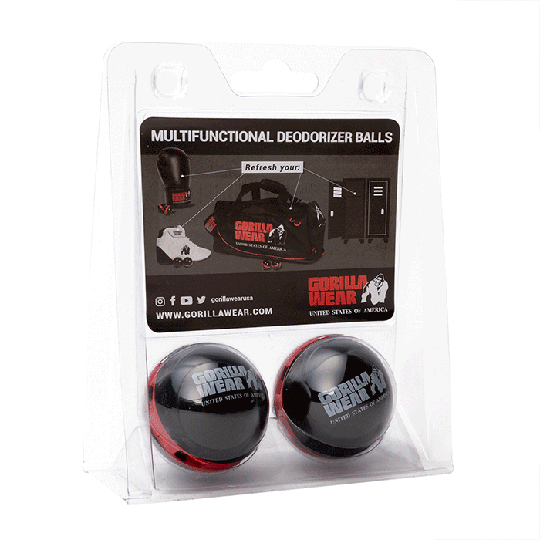 Multifunctional Deodorizer Balls, Black/Red