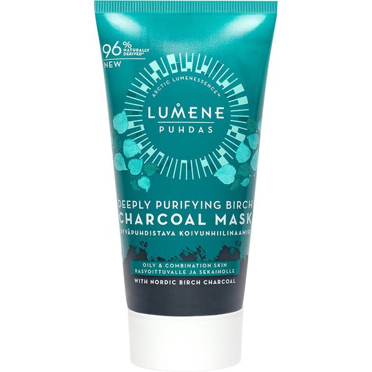 PUHDAS Deeply Purifying Birch Charcoal Mask, Lumene Kasvonaamiot