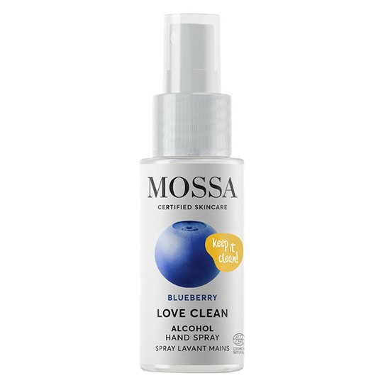 LOVE CLEAN Alcohol Hand Spray, 50 ml MOSSA Käsienhoito