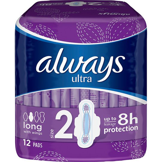 Ultra Long, Always Kuukautissuojat