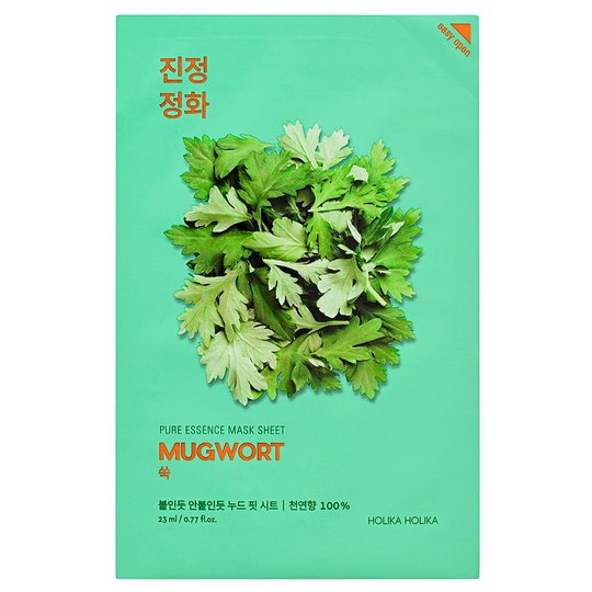 Pure Essence Mask Sheet - Mugwort, 23 ml Holika Holika Kasvonaamiot