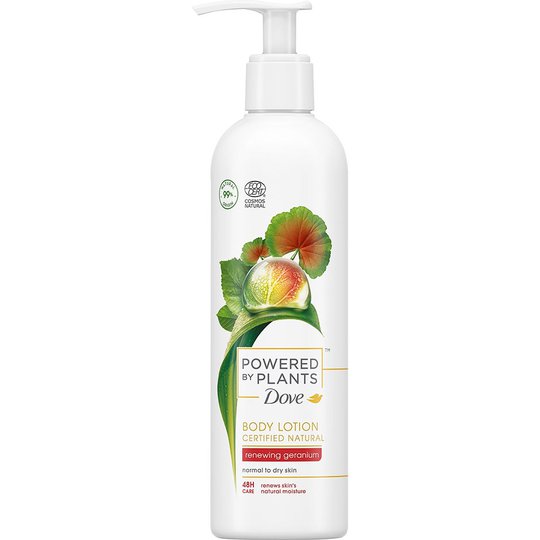 Powered by Plants Body Lotion Geranium, 250 ml Dove Vartalovoiteet