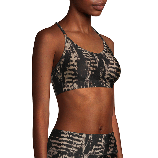 Strappy Sports Bra, Survive Grey Metallic