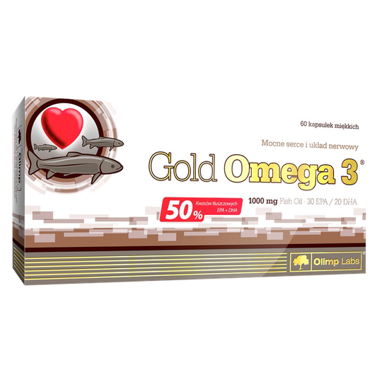 Omega 3 Gold, 1000 mg, 60 kapselia