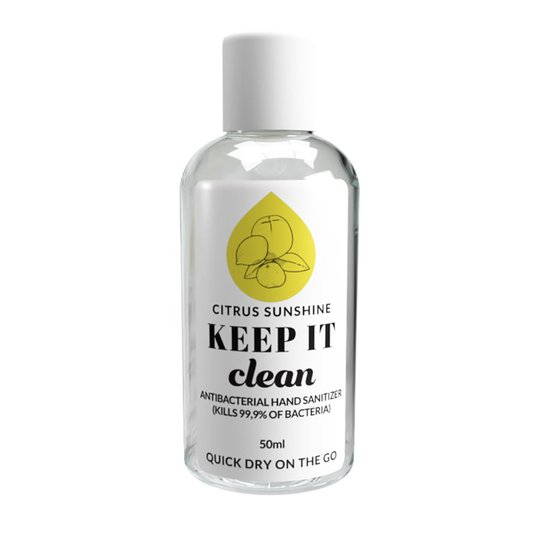 Keep It Clean Citrus Sunshine Antibacterial Hand Sanitizer, 50 ml Keep It Clean Käsidesi