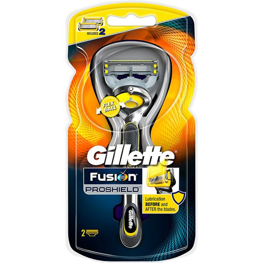 Fusion Proshield, Gillette Partahöylät ja partaterät