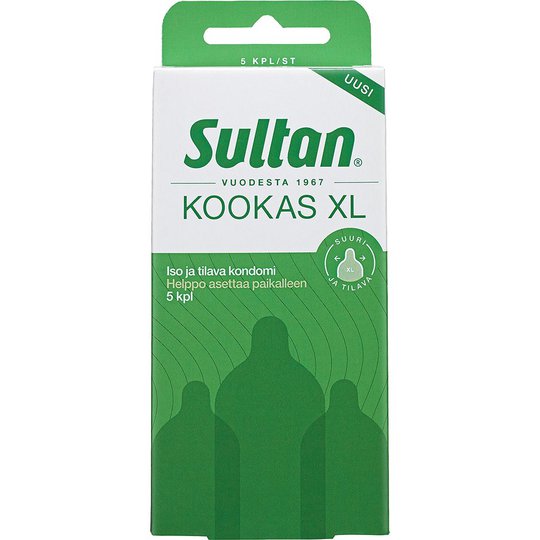 Sultan Kookas XL, 5 pcs RFSU Kondomit