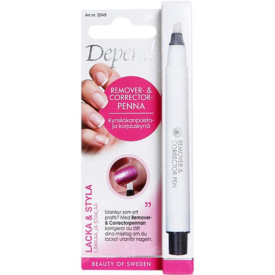Remover- & Corrector Pen, Depend Kynsilakanpoistoaineet